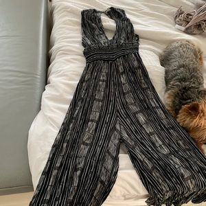 Urban Outfitters Brand New Striped Flowy Jumpsuit